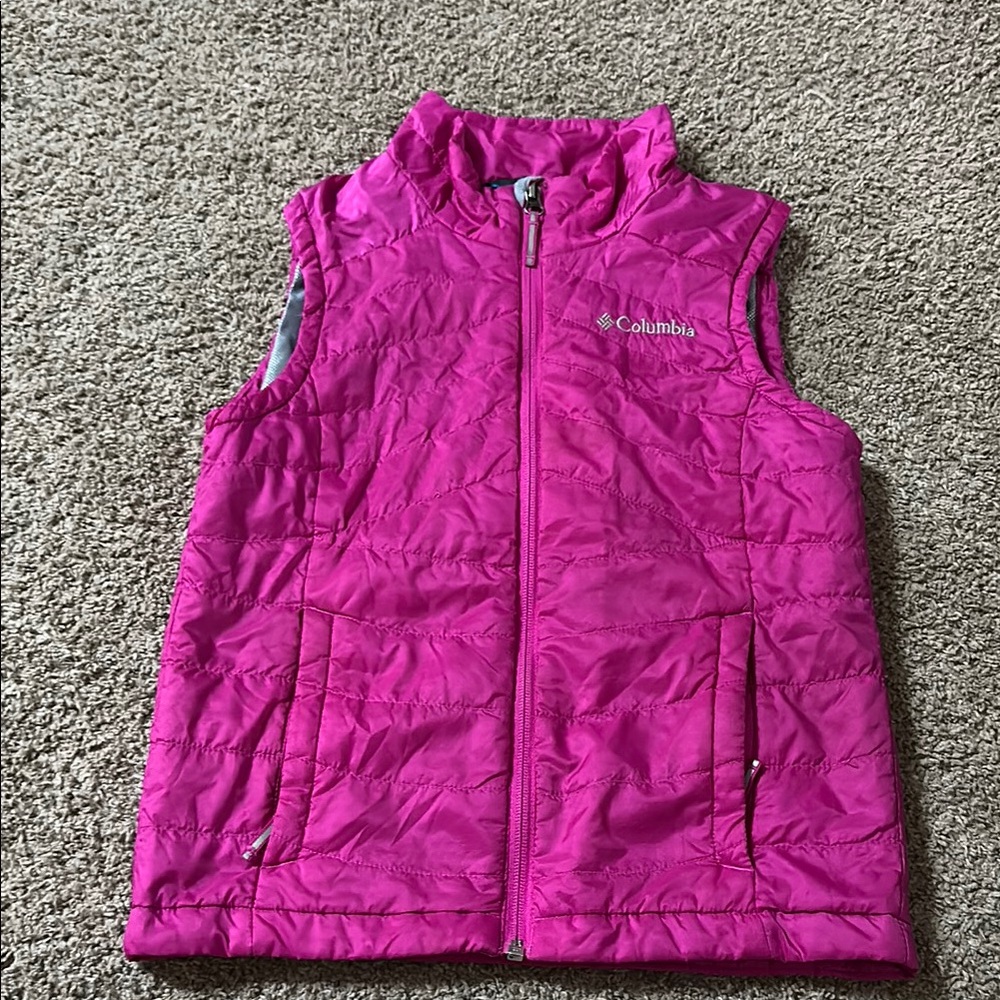 Columbia Fuchsia Quilted Vest